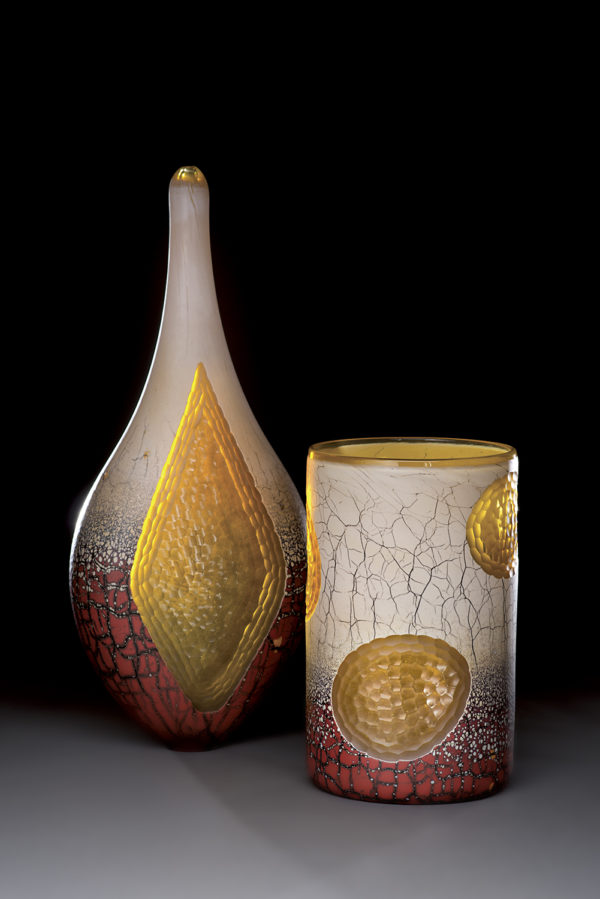 "Gold Red Pair"