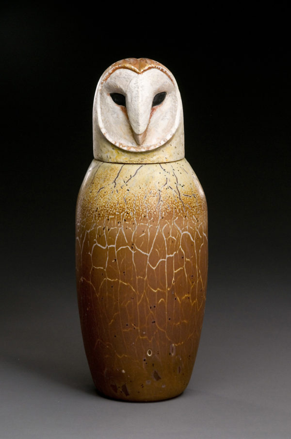 "Barn Owl Spirit Jar"