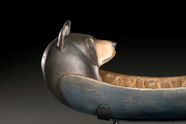 "Bear Wolf Spirit Canoe"