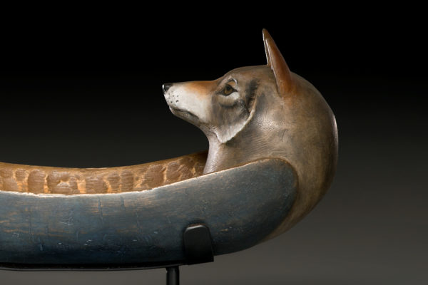 "Bear Wolf Spirit Canoe"