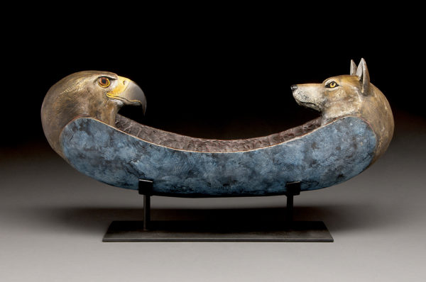 "Eagle Wolf Spirit Canoe"