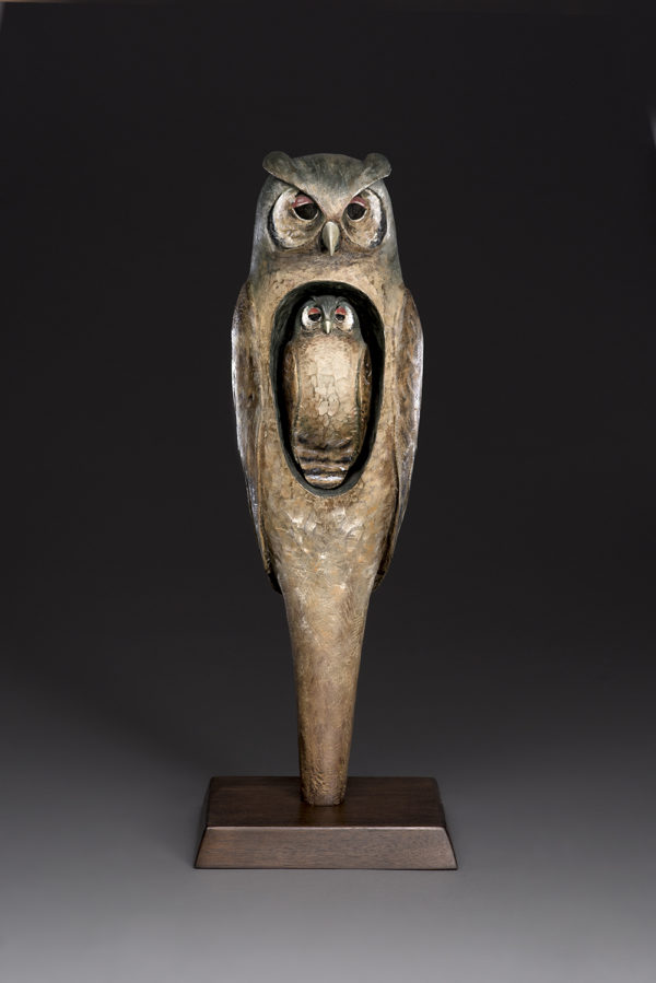 "Great Eagle Owl Spirit" Foundry Proof