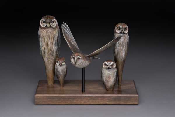 "Owl Woods" Foundry Proof