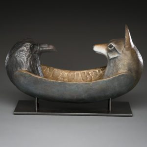 "Raven Coyote Spirit Canoe"
