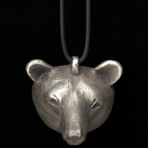 "Bear Mask Pendant"