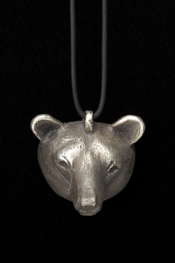"Bear Mask Pendant"