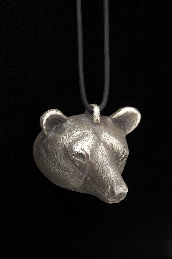 "Bear Mask Pendant"
