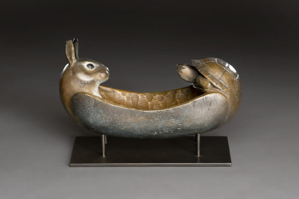 "Tortoise and Hare Spirit Canoe"