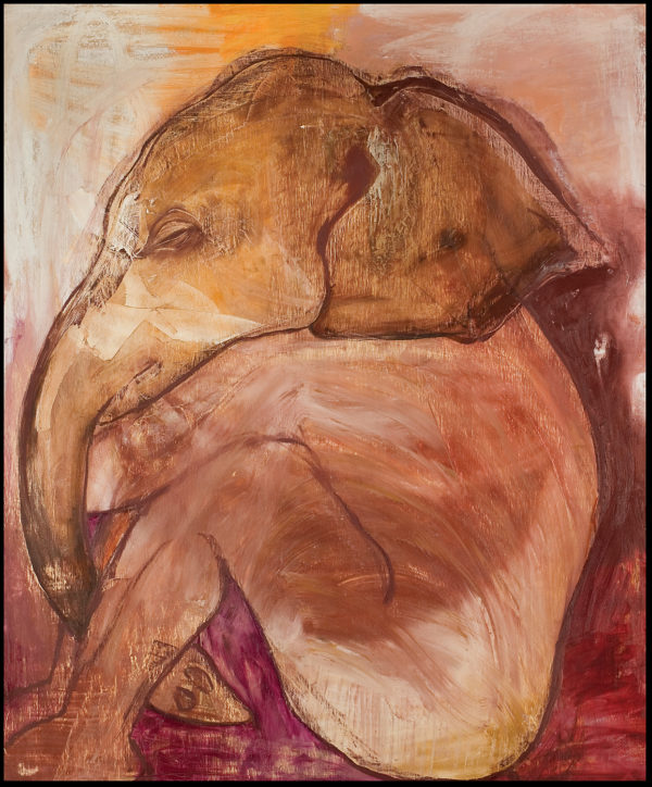 "Elephant Boy in Meditation"