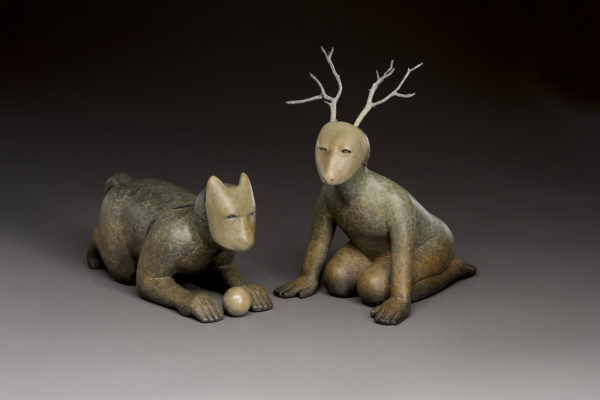 "Dog Dreams and Awakening Pair V2"