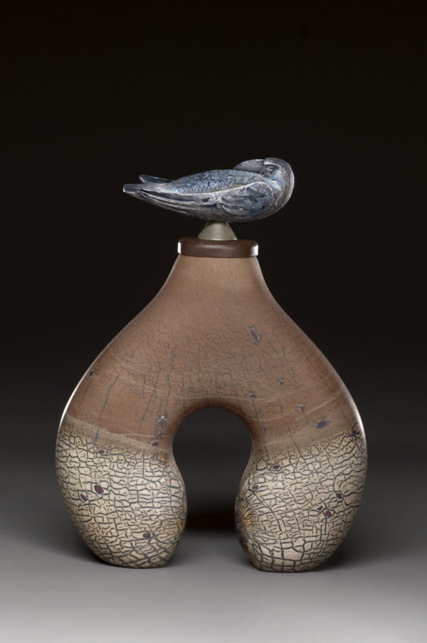 "Dreaming Raven Spirit Jar"