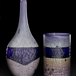 "Blue Amethyst Pair"