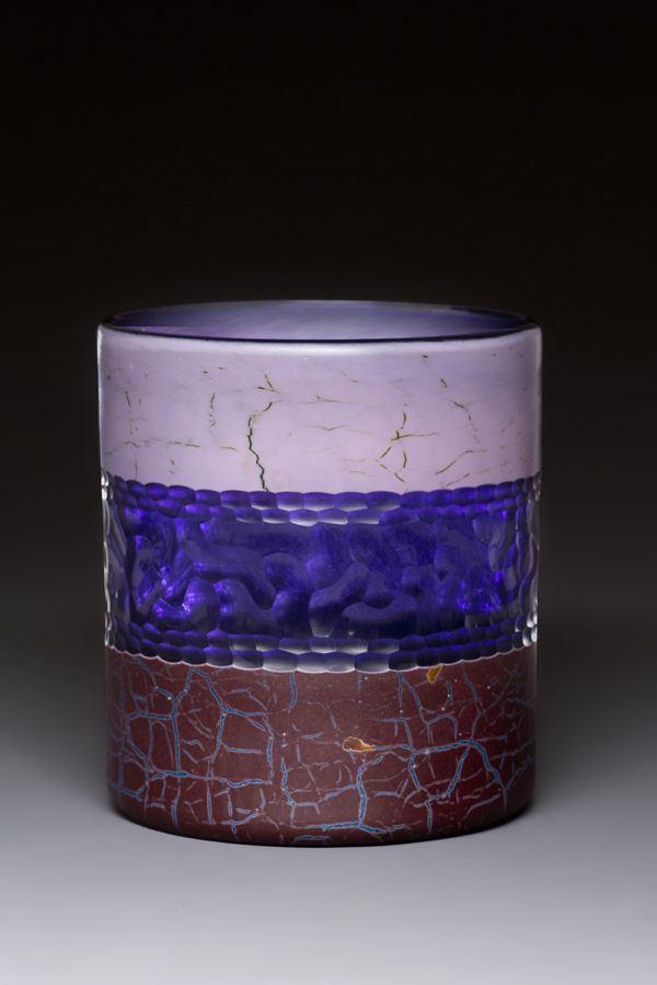 "Ruby Amethyst Cylinder"