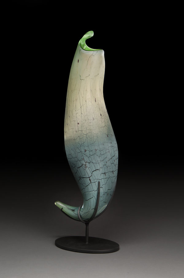 "Ocher Jade Gray Pitcher"
