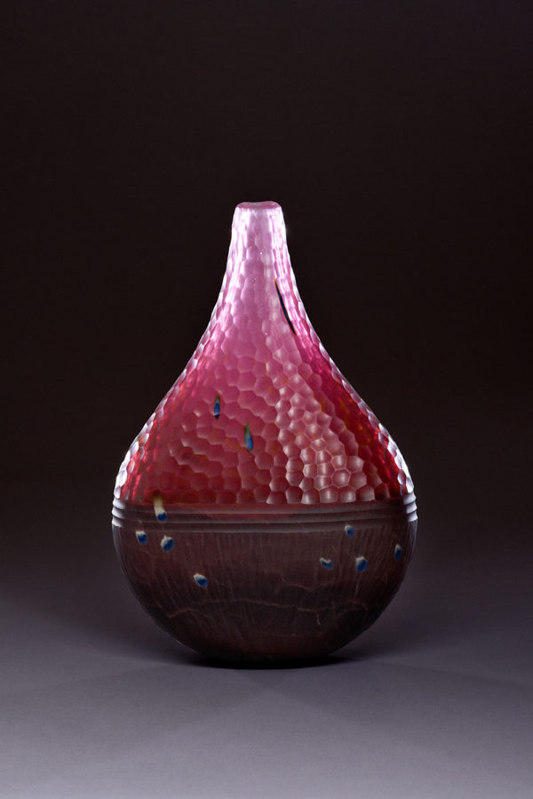 "Ruby Battuto Jar"