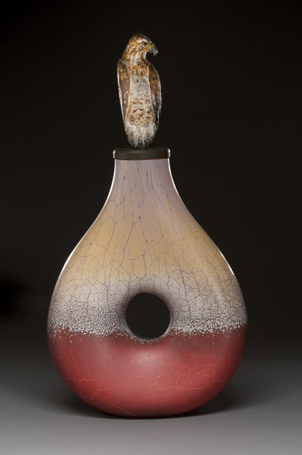 "Hawk Spirit Jar"
