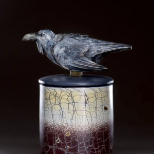 "Raven Spirit Jar"