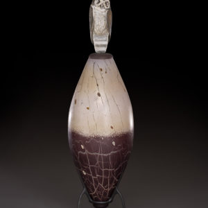 "Dreaming Owl Spirit Jar"