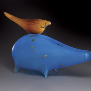 "Sky Blue with Gold Fetish"