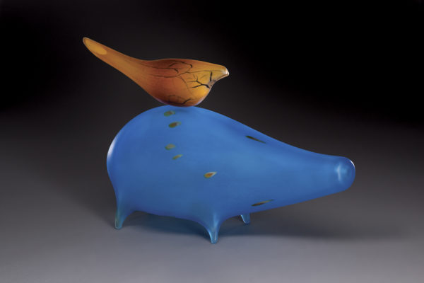 "Sky Blue with Gold Fetish"