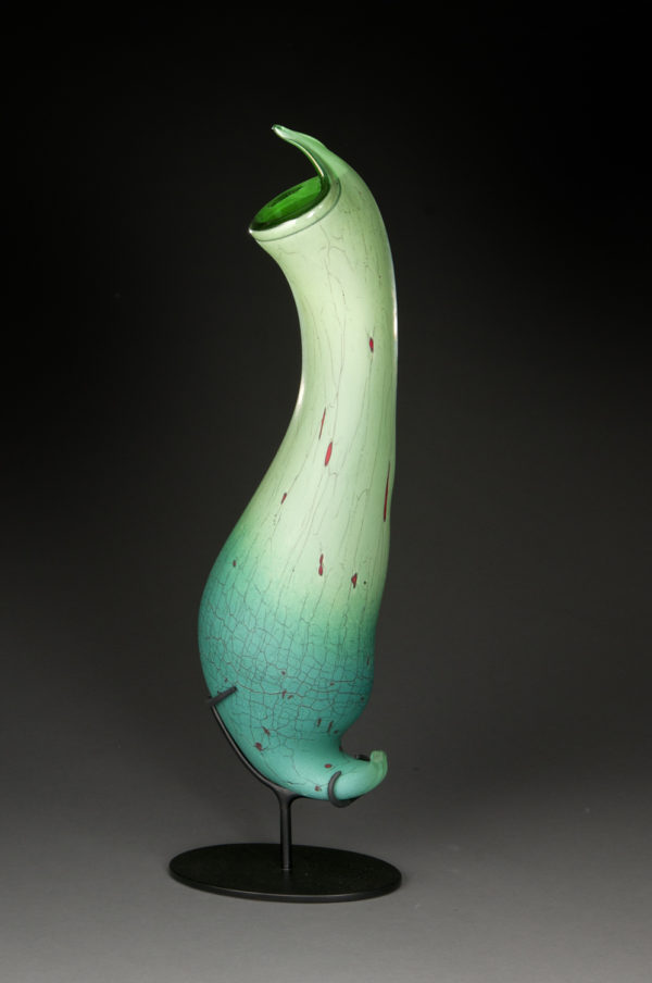 "Light Green Turquoise Pitcher"