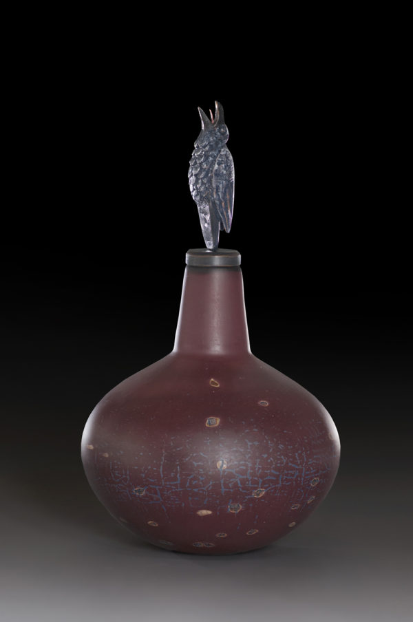 "Singing Raven Spirit Jar"