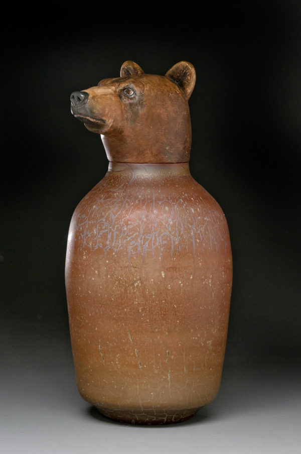 "Brown Bear Spirit Jar"