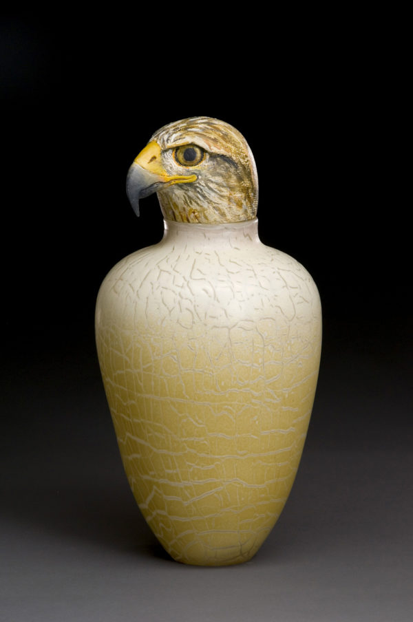 "Hawk Spirit Jar"