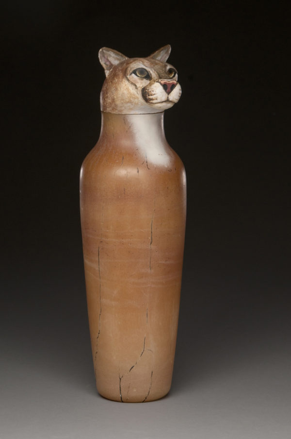 "Mountain Lion Spirit Jar"