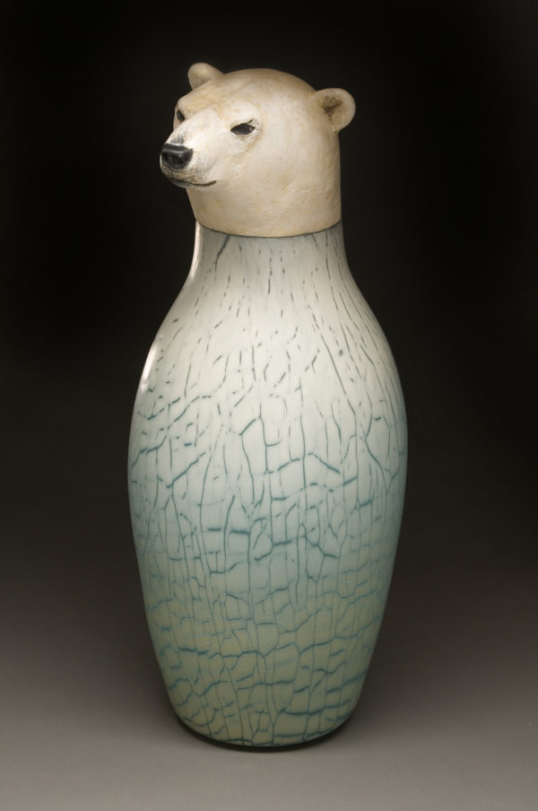 "Polar Bear Spirit Jar"
