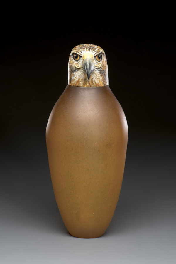 "Raptor Spirit Jar"