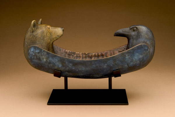 "Raven Bear Spirit Canoe"