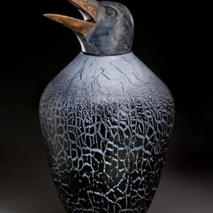 "Raven Spirit Jar"