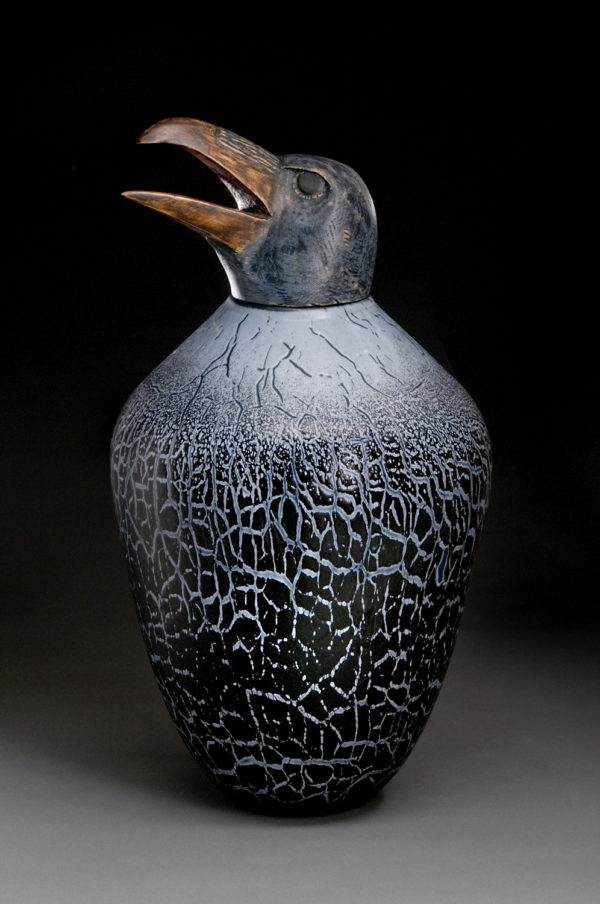 "Raven Spirit Jar"
