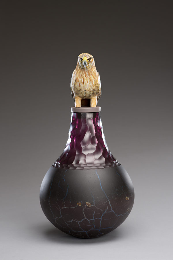 "Hawk Spirit Jar"
