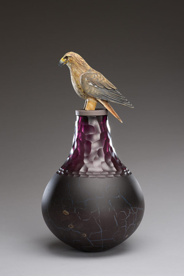 "Hawk Spirit Jar"
