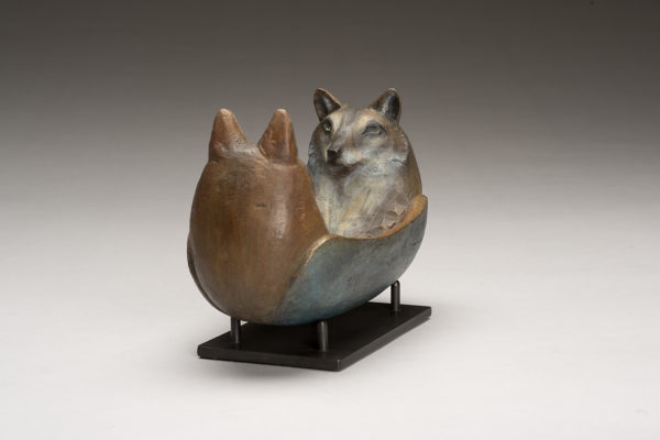 "Coyote and Wolf Spirit Canoe"