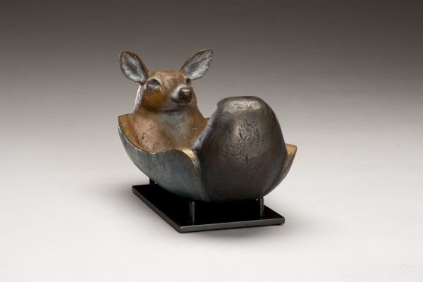 "Doe and Raven Spirit Canoe"