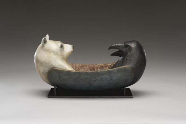 "Bear and Raven Spirit Canoe"