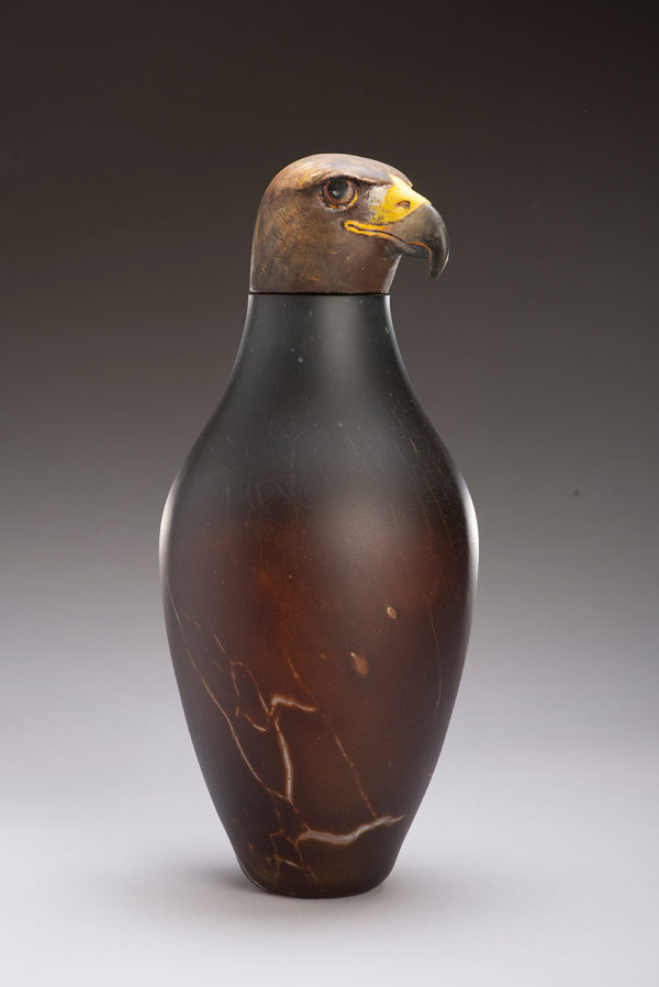 Golden Eagle Spirit Jar