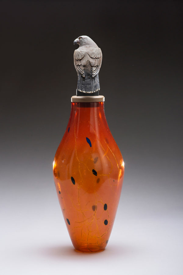 Goshawk Spirit Jar