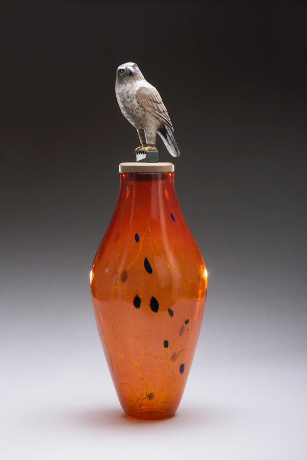 Goshawk Spirit Jar