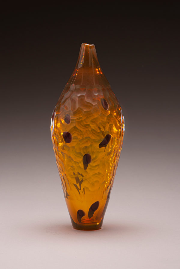 Gold Coral Jar
