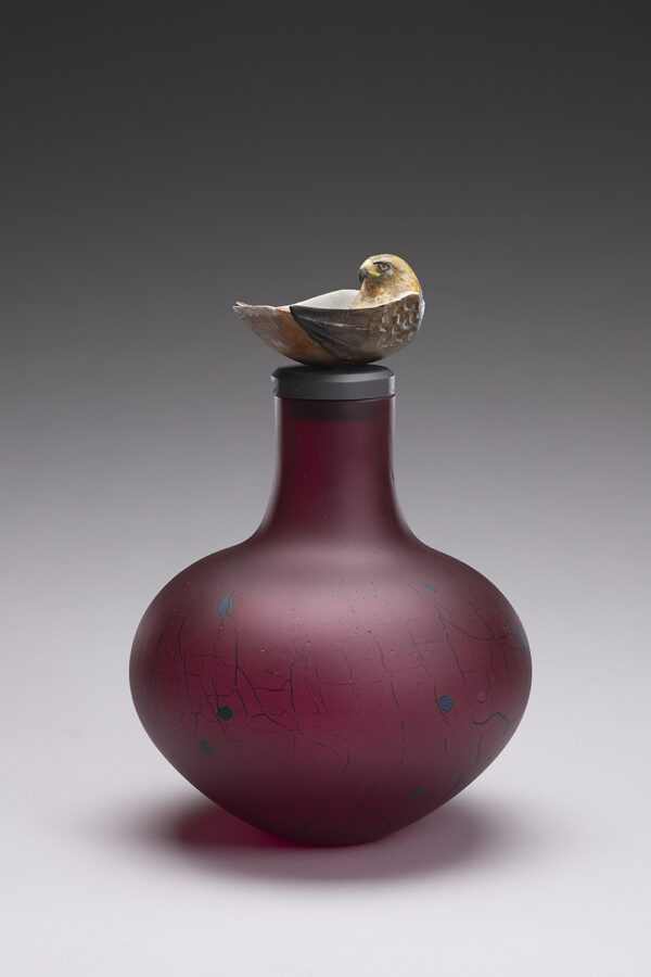 "Hawk Bowl Spirit Jar" - Image 2
