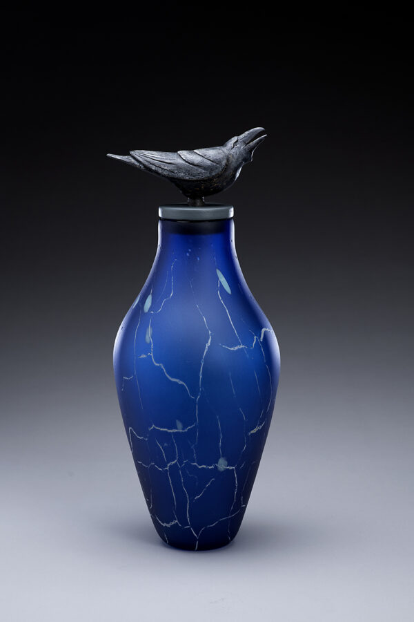 "Raven Song Spirit Jar"