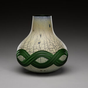 "Olla with Green Braid"